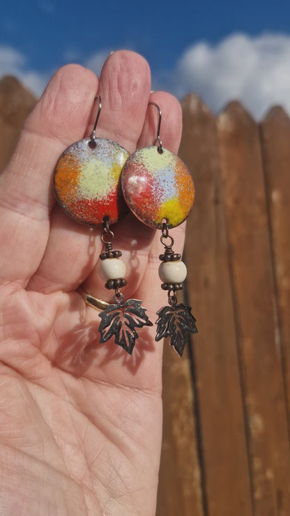 Harvest Patchwork Earrings