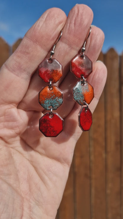 Autumn Cascade Earrings