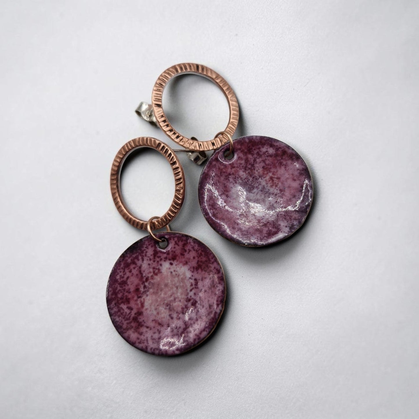 Blush Stone Wildcopper Earrings