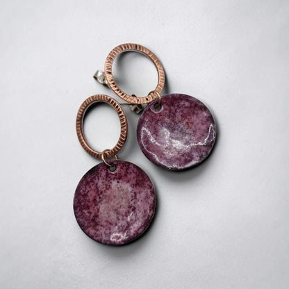 Blush Stone Wildcopper Earrings