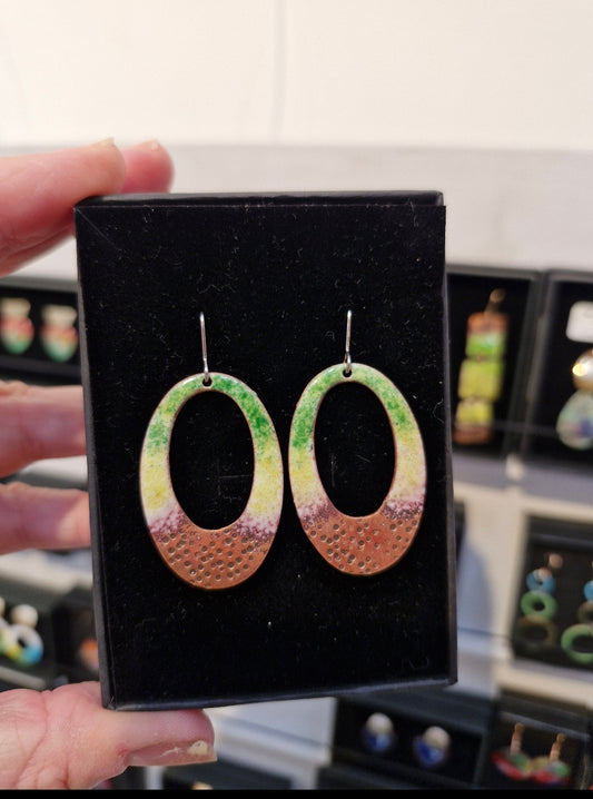 Green and Yellow Hoops